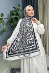 Leopar Ipek Şal - Siyah Leopar Ipek Şal - Siyah