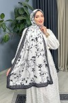 Mercan Ipek Şal - Siyah Mercan Ipek Şal - Siyah