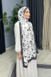 Mercan Ipek Şal - Siyah Mercan Ipek Şal - Siyah