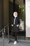 Kanguru Cep Tesettür Takım - SİYAH Kanguru Cep Tesettür Takım - SİYAH