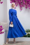 Mevlana Tesettür Elbise - SAX MAVİSİ Mevlana Tesettür Elbise - SAX MAVİSİ