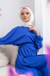 Mevlana Tesettür Elbise - SAX MAVİSİ Mevlana Tesettür Elbise - SAX MAVİSİ