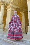 Safir Desenli Elbilse - Kiremit Safir Desenli Elbilse - Kiremit