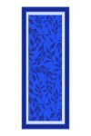 Elva Desenli Ipek Şal - Mavi Elva Desenli Ipek Şal - Mavi
