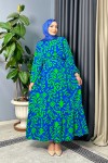 Alona Desenli Elbise - Mavi Alona Desenli Elbise - Mavi