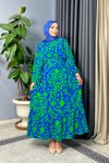 Alona Desenli Elbise - Mavi Alona Desenli Elbise - Mavi