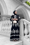Viyona Viskon Elbise - Siyah Viyona Viskon Elbise - Siyah
