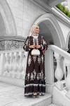 Viyona Viskon Elbise - Kahverengi Viyona Viskon Elbise - Kahverengi