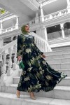 Rüya Desenli Elbise - Haki Rüya Desenli Elbise - Haki