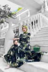 Rüya Desenli Elbise - Haki Rüya Desenli Elbise - Haki