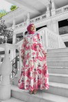 Rüya Desenli Elbise - Fuşya Rüya Desenli Elbise - Fuşya