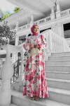 Rüya Desenli Elbise - Fuşya Rüya Desenli Elbise - Fuşya