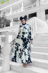 Avşa Desenli̇ Elbi̇se - Beyaz Avşa Desenli̇ Elbi̇se - Beyaz