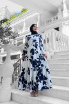 Avşa Desenli̇ Elbi̇se - Lacivert Avşa Desenli̇ Elbi̇se - Lacivert
