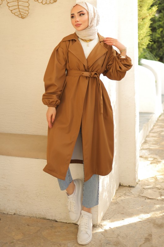 Kuşaklı Trenç Camel