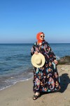 Mango Desenli Viskon Elbi̇se - Siyah Mango Desenli Viskon Elbi̇se - Siyah